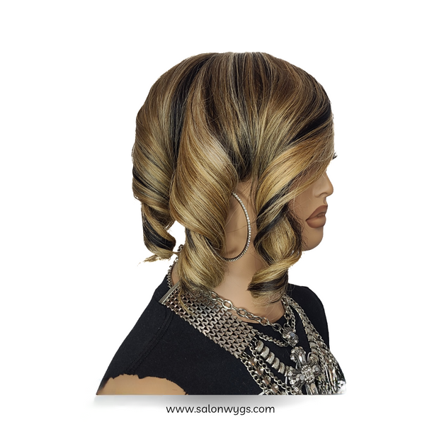 Mix Blonde Curl - Topper Extension
