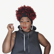 1b/ J99 Afro Wig Kap w/o Bang