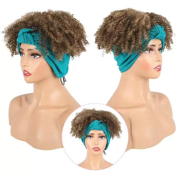 1b/27 Afro Wig Kap w/o Bang