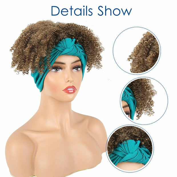1b/27 Afro Wig Kap w/o Bang
